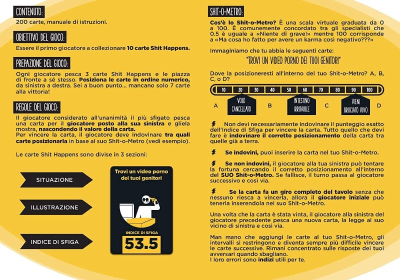 Giochi di società Shit Happens, il Gioco della Sfiga - Goliath Game