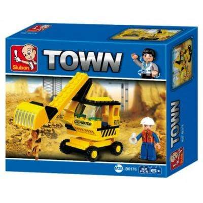 Sluban Costruzioni- Escavatore con Autista - The Toys Store