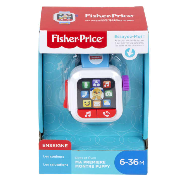 Sonagli Fisher-Price Smartwatch Scopri e Impara, Gioco per Neonati 6-36Mesi