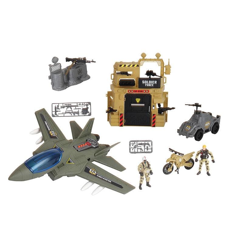 Soldier Force Attacco Aereo al Bunker - The Toys Store