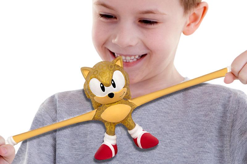 Action figure Sonic Stretch Personaggio Allungabile Gold