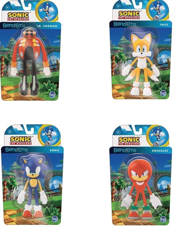Action figure Sonic Personaggi da 13cm Bendems