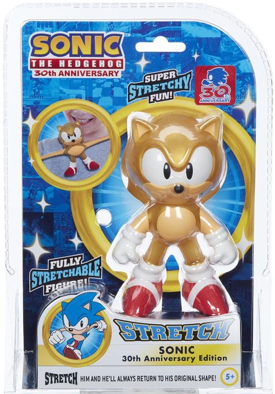 Action figure Sonic Stretch Personaggio Allungabile Gold