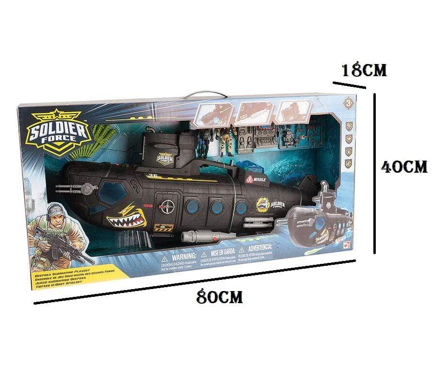 Soldier Force Sottomarino Militare con Accessori - The Toys Store