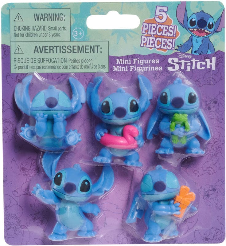 personaggi Televisivi e dei Cartoni animati Stitch Personaggi da Collezione, set da 5 Pupazzetti