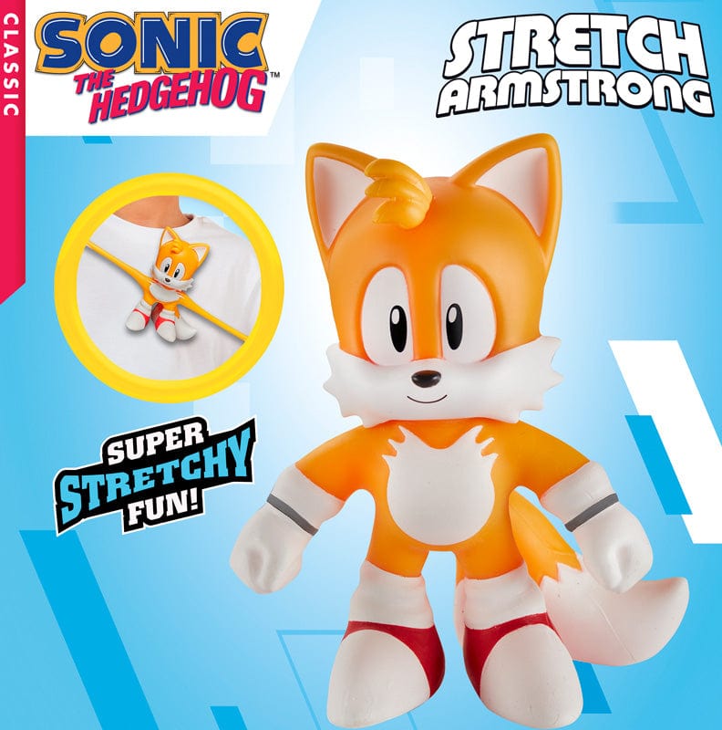 Action figure Sonic Personaggio Allungabile Tails, Volpe Gialla con due Code