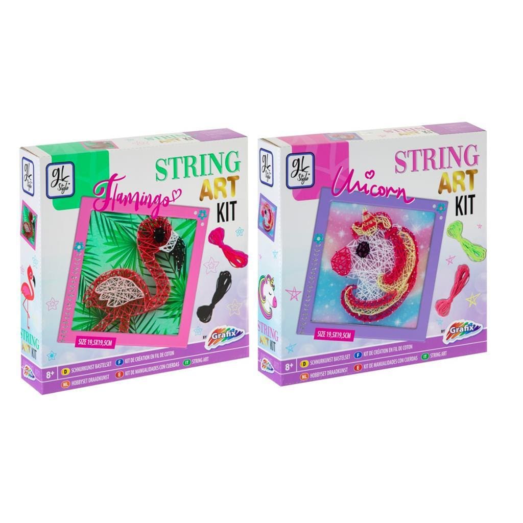String Art | Set Decoro Unicorno o Fenicottero - The Toys Store