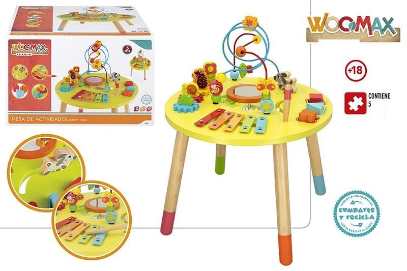 Tavolo Multiattività in Legno +18Mesi – The Toys Store