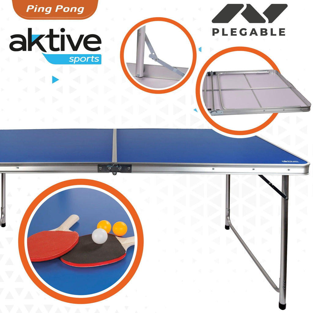 Tavolo da Ping Pong Portatile Completo di Accessori - The Toys Store