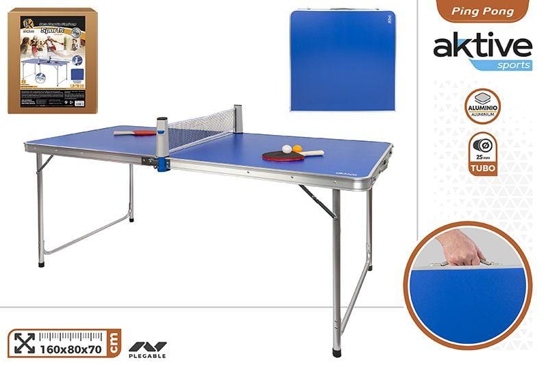 Tavolo da Ping Pong Portatile Completo di Accessori - The Toys Store