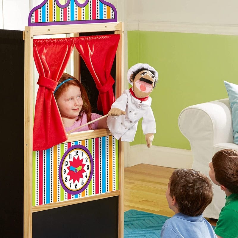 Giocattoli in Legno Melissa & Doug - Teatrino delle marionette Deluxe