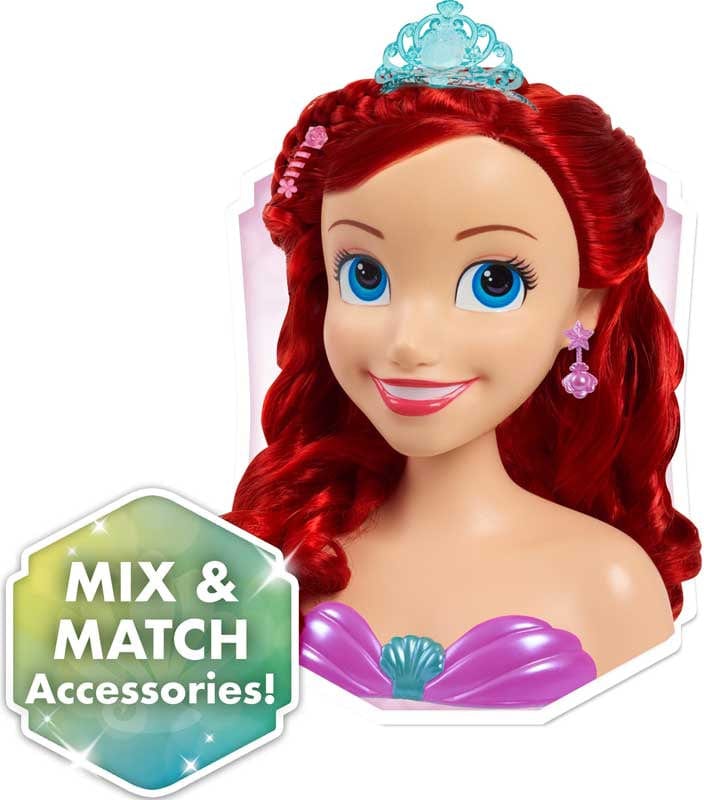 Disney Princess Ariel Testa Acconciature Styling