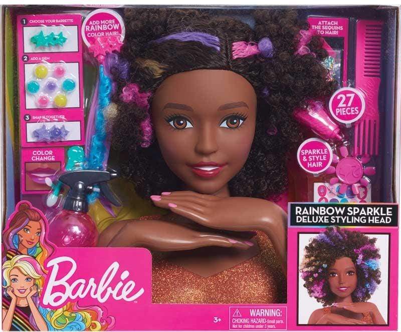 Barbie Testa Bambola Afro da Pettinare e Truccare – The Toys Store