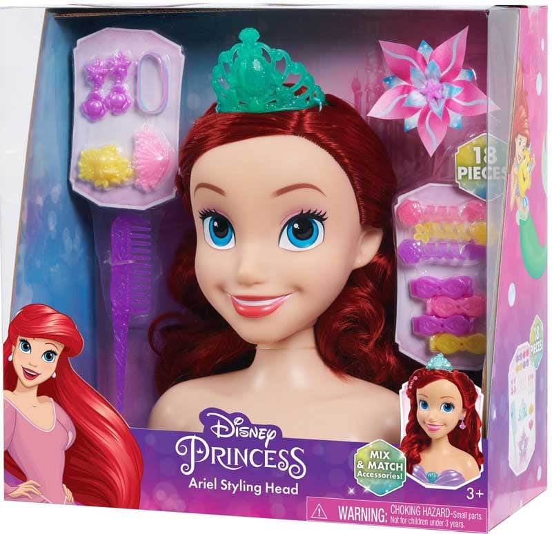 Disney Princess Ariel Testa Acconciature Styling