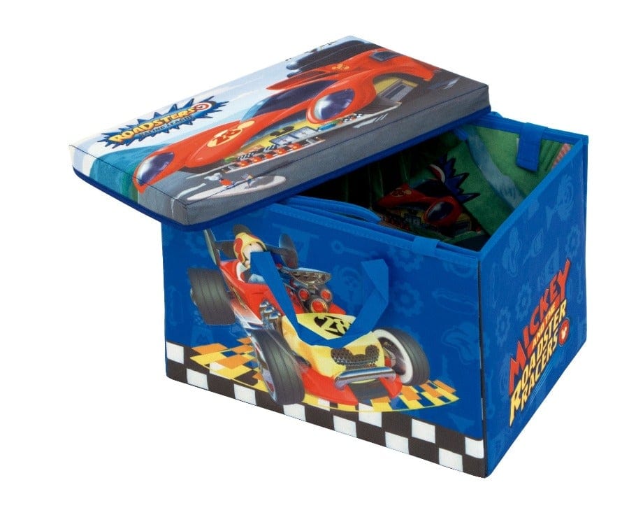 Scatole portagiochi Mickey Mouse Scatola Contenitore Topolino Trasformabile in Tappeto Gioco