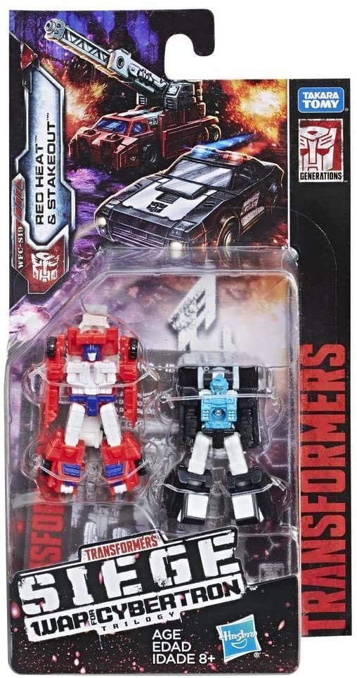 Action figure Transformers Generations coppia di Personaggi Red Head e Stakeout