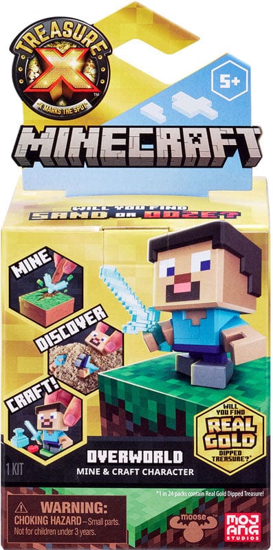 Action figure Treasure X Minecraft Personaggi Singoli Assortiti