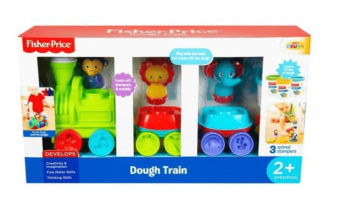 Plastilina Fisher Price Trenino con Plastilina e Formine