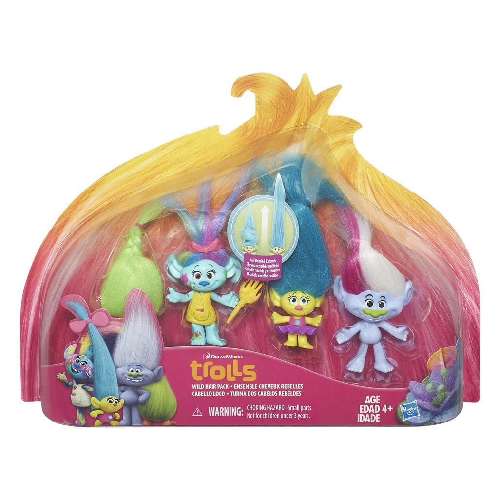 Trolls Personaggi set da 4 - The Toys Store