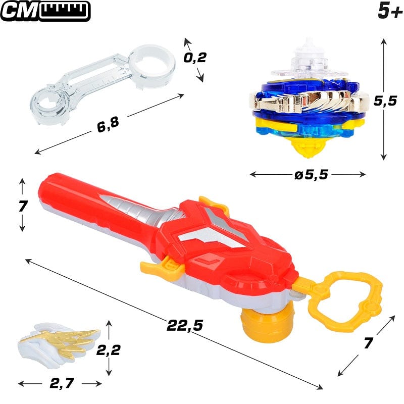 Giochi e giocattoli Infinity Nado, Trottola con Lanciatore Magnetico