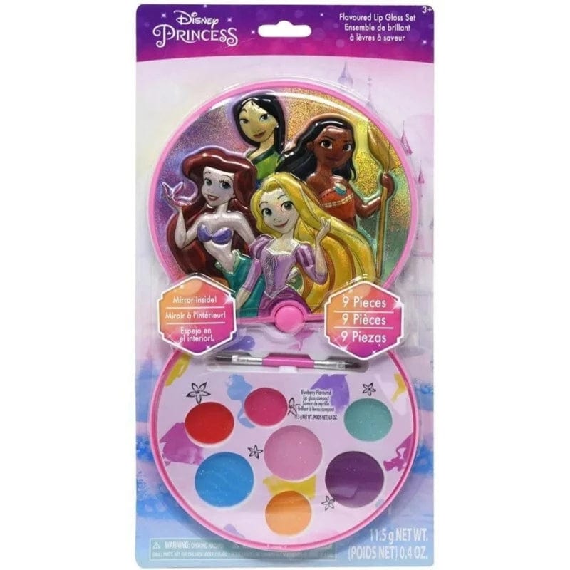Make Up Bambini Trousse per Bambine Principesse Disney, Lip Balm e specchietto