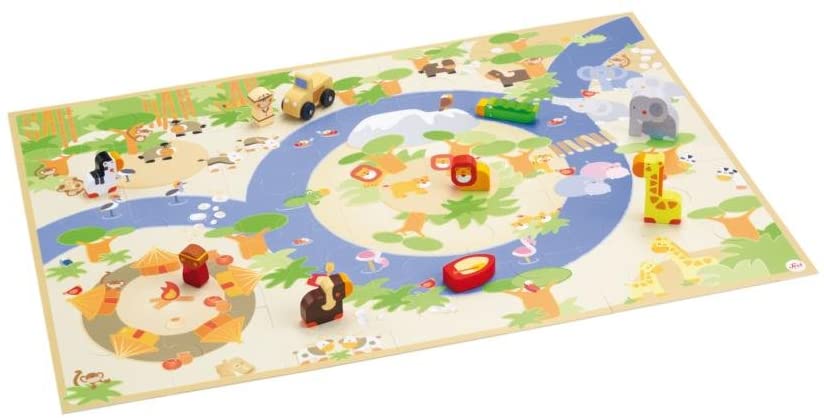 Trudi Puzzle Safari con Miniature - The Toys Store