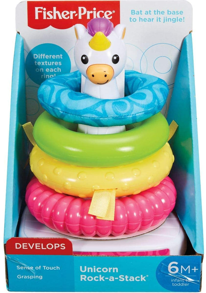 Stackable Unicorn Pyramid with Rings – The Toys Store