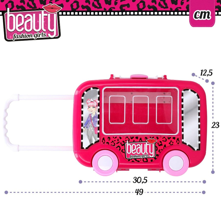 Valigia Trolley con Accessori Bellezza - The Toys Store