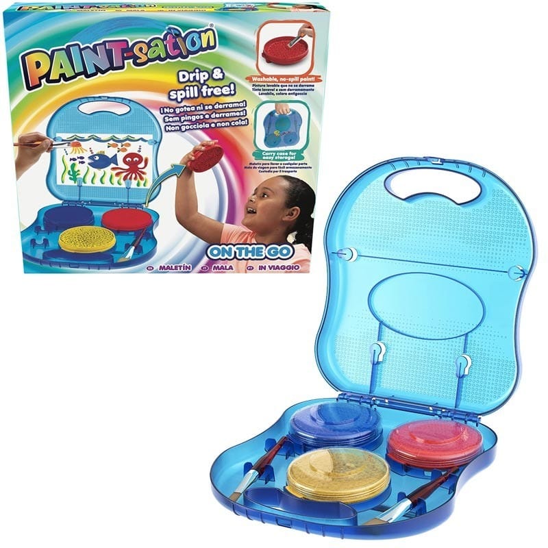 Valigetta Paint Sation, Set 3 Colori Pod per Bambini – The Toys Store