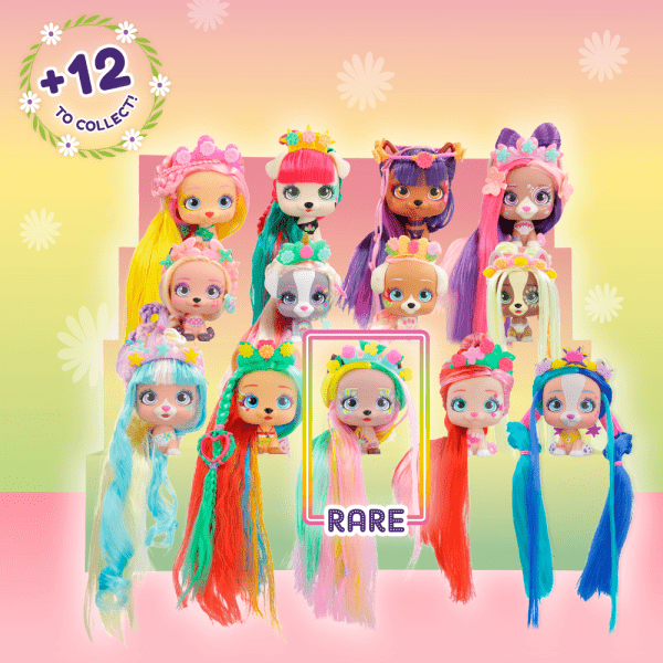 Bambole, playset e giocattoli Vip Pets Spring Vibes, Bambole Cagnoline 9 Sorprese, IMC Toys