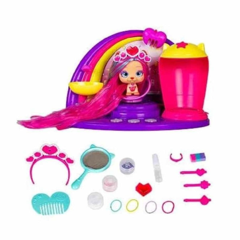 Bambole, playset e giocattoli Vip Pets Glam Gems, Hair Salon Fabio & Fabia, Playset Salone Parrucchieri