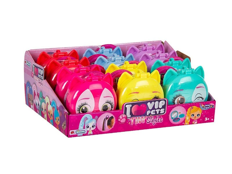 Bambole, playset e giocattoli Vip Pets Tiny Styles, Mini Cuccioli con Pettine e Specchietto