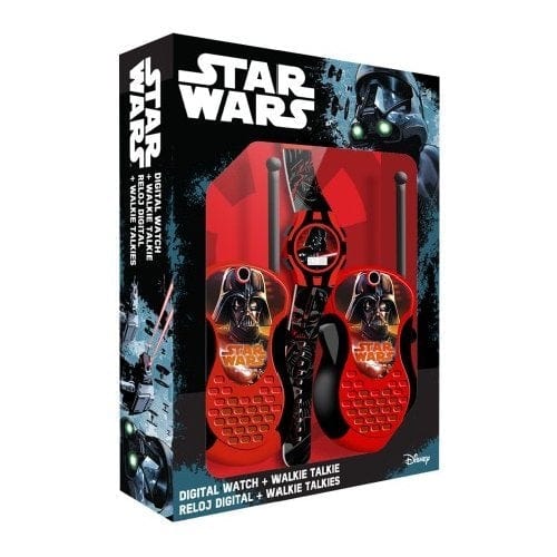 Walkie Talkie Star Wars con Orologio Digitale per Bambini