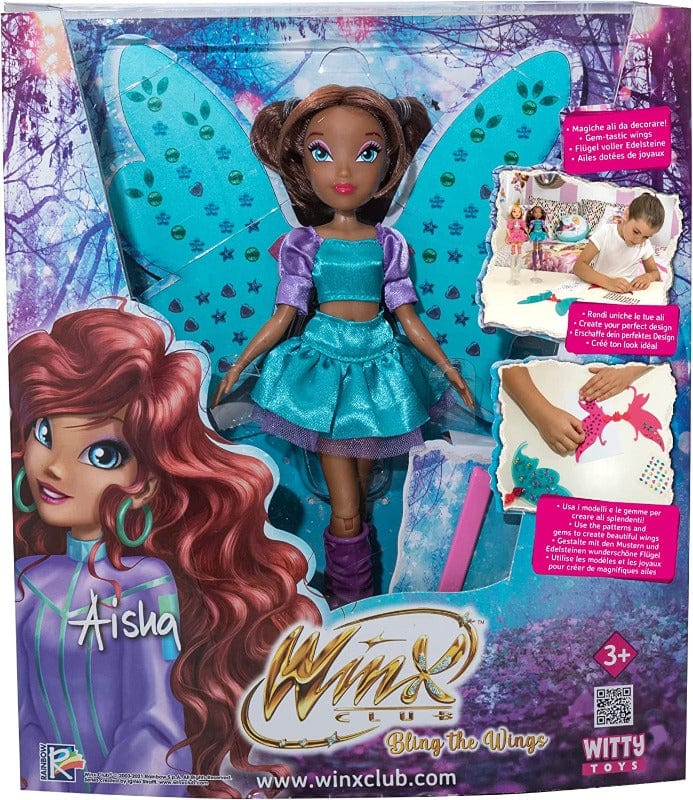 bambola Winx Bling the Wings - Bambole con Ali da Decorare