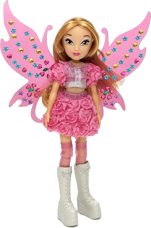 bambola Winx Bling the Wings - Bambole con Ali da Decorare