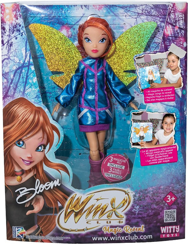bambola Winx Magic Reveal, Bambole con Ali Intercambiabili