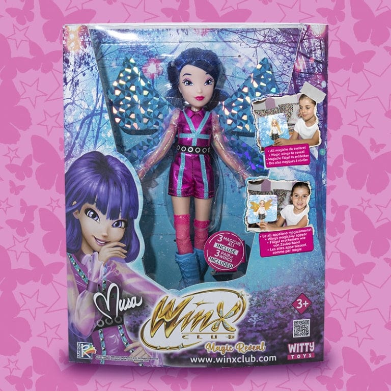 bambola Winx Magic Reveal, Bambole con Ali Intercambiabili