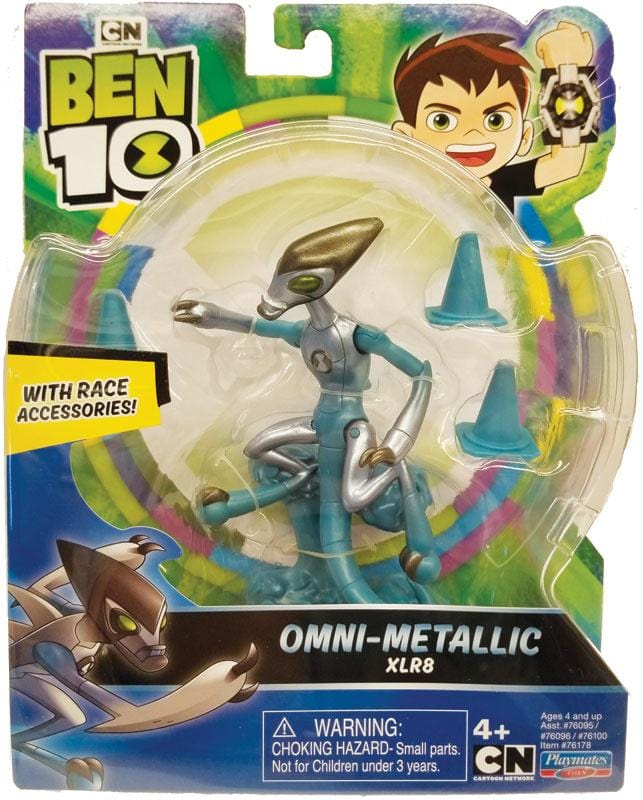 Ben 10 personaggio Xlr8 Metallic - The Toys Store