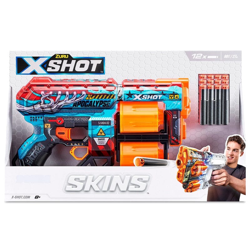 X-Shot Skins, Blaster Serigrafati con dardi in schiuma