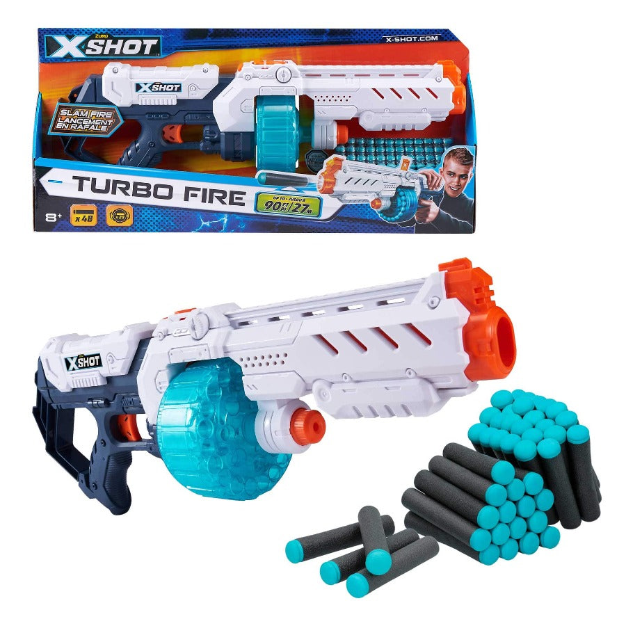 X-Shot Turbo Fire con 49 dardi Inclusi - The Toys Store