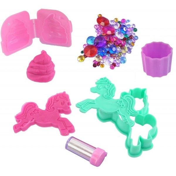 Plastilina Nice- Zainetto con Pasta Modellabile e tanti Accessori a tema Unicorno