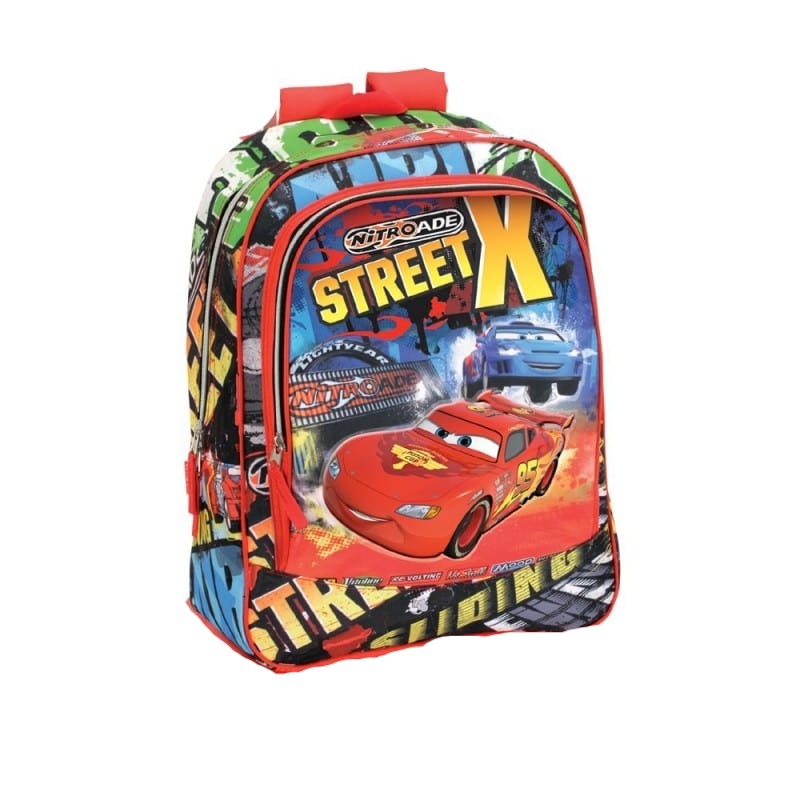 Zaino Scuola Disney Cars - Saetta Mc Queen zaino adattabile su Trolley