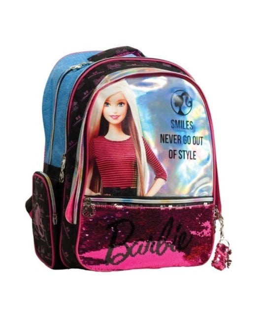 Sacco scuola Barbie per bambini - Rosa - Stampato con logo Barbie - Chiusura con coulisse - 30 x 39 cm - Ideale per la scuola materna - Prodotto originale disegnato in Spagna Sacco scuola Barbie per bambini - Rosa - Stampato con logo Barbie - Chiusura con coulisse - 30 x 39 cm - Ideale per la scuola materna - Prodotto originale disegnato in Spagna