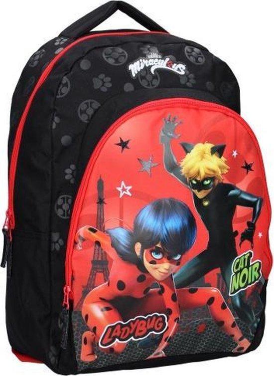 Zaino Scuola Miraculous Ladybug e Cat Noir - The Toys Store